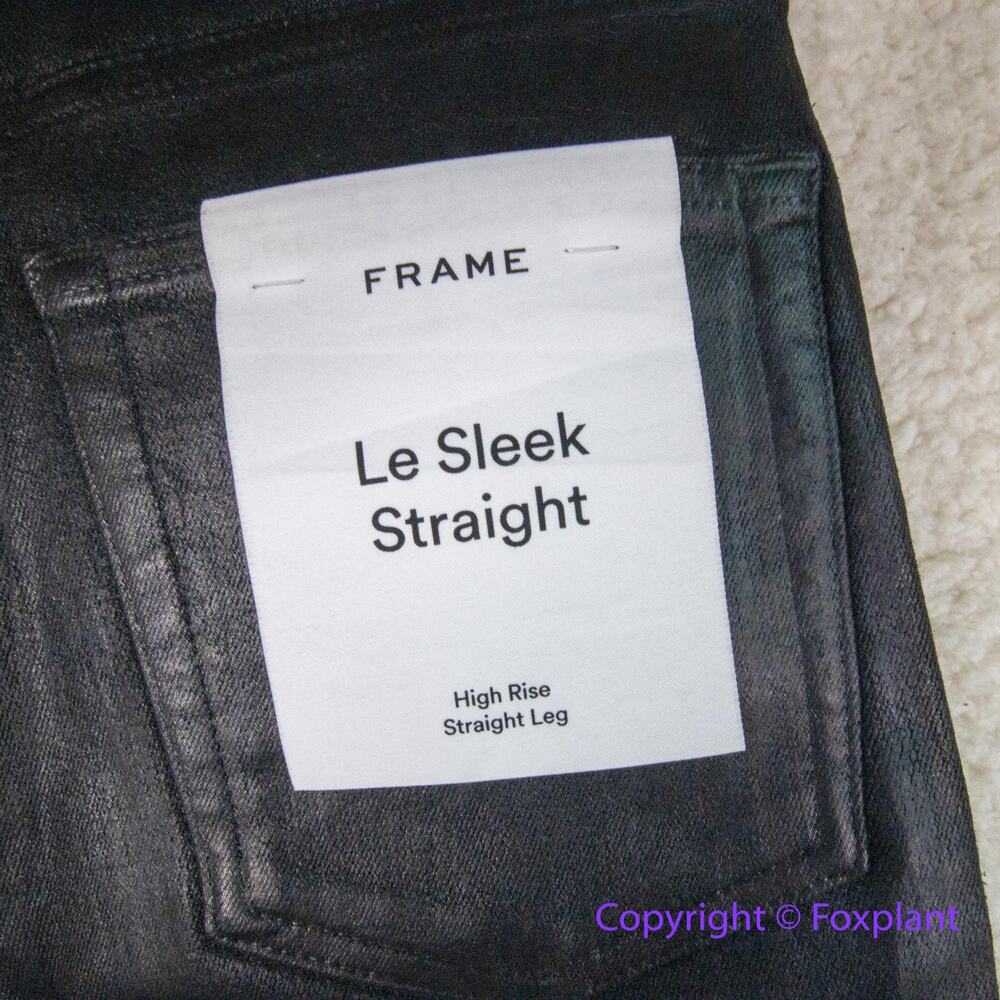 New! Anthropologie frame Le Sleek High-Rise Straight-Leg Jeans, 26 - Picture 11 of 15